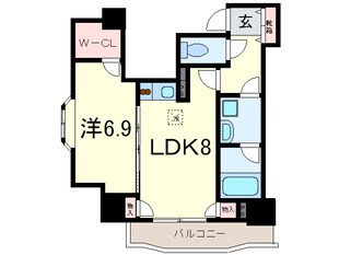 アルブル高輪の物件間取画像